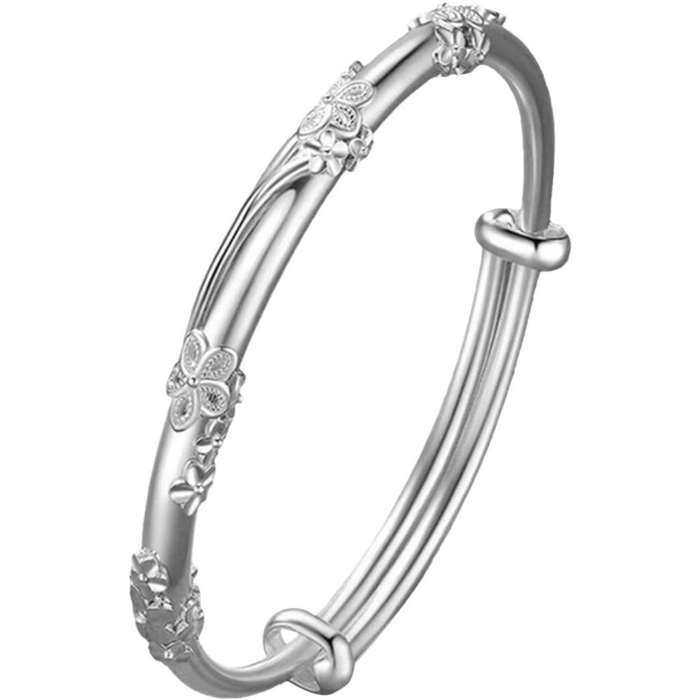Versatile Sterling Silver Adjustable Bangle Brace… - image 5